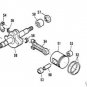 66867 mcculloch piston wrist pin mini mac power 6 +