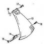 new part debris shield grass guard MCCULLOCH trimmer 224062