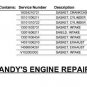 ENGINE GASKET KIT ECHO 88900008263 FITS PB BLOWERS