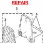 BLOWER FRAME HOMELITE UP04405 UP04405A BP250 BACKPACKER