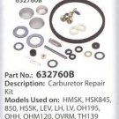 Tecumseh 632760A B 632809 Carb Kit for OHH HMSK LV LH