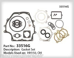 OVERHAUL GASKET KIT TECUMSEH OH120 OH140 OH160 OH180