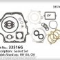OVERHAUL GASKET KIT TECUMSEH OH120 OH140 OH160 OH180