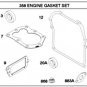 OEM Briggs and Stratton 794209 Engine Gasket Set Kit Sears, Craftsman 298989 New