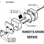 MUFFLER PLATE HUSQVARNA 501767101 50 51 55 RANCHER