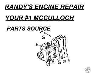 THROTTLE ROD MCCULLOCH 160S MINI MAC 1A 6A 25 30 35
