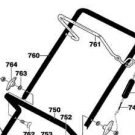 murray top handle snowblower part 1742109HYP