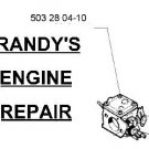 part carburetor husqvarna chainsaw 503280410 model list