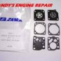 Zama GND 1 Gasket and Diaphragm Kit, For C1-M2B Carburetors