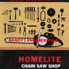 HOMELITE SUPER XL/SUPER XLAO SERVICE MAINTENANCE MANUAL