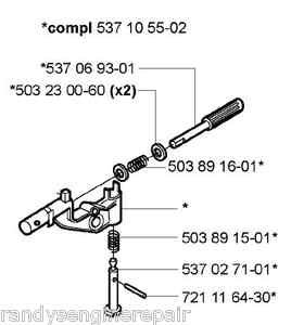 Oil Pump Husqvarna 357xp, 359xp, EPA 455, 460 Rancher