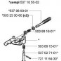 Oil Pump Husqvarna 357xp, 359xp, EPA 455, 460 Rancher