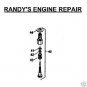 OEM genuine TECUMSEH 632239 MAIN ADJUST POWER SCREW