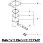 2 PISTON RINGS HUSQVARNA PARTNER K750 570 575 576 XP