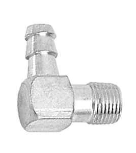 Universal Fuel Gas Elbow Fitting 1/8" pipe thread fits 1/4" line