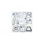 NEW Briggs & Stratton 808704 Engine Overhaul Refresh Gasket Set Kit w/ Oil Seals