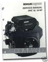 REPAIR Manual Models TH16 - TH18 TP-2480 KOHLER Engine