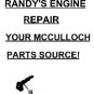 THROTTLE ROD SEAL 68522A MCCULLOCH 10-10 700 4300 7-10