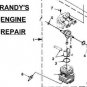 Piston assy 02579c a02579c Homelite Chainsaw Trimmer