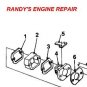 reed valve retainer 63260a HOMELITE SXLAO XL12 SUPER XL