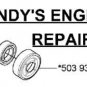 Bearing & Holder Seal Husqvarna 503932302 340 345 350