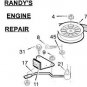 BRAKE ARM RH 092413E701MA MURRAY RIDER MOWER RIGHT PART