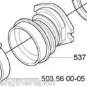 Husqvarna Intake Pipe 537111402 fits 385 390 chainsaws