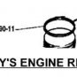 Husqvarna 503289011, 503 28 90-11 1.5mm Piston Ring fits models listed OEM new