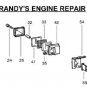 MUFFLER POULAN CHAINSAW PART MODELS LISTED 530038325 +