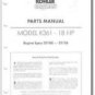 TP-1286-A NEW PARTS Manual For K361 KOHLER Engine