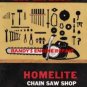Homelite Sears XL12 Super XL SXLAO Service Information Maintenance Manual