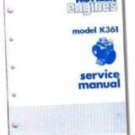 REPAIR Manual Model K361 TP-1288 NEW KOHLER Engine