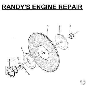 McCulloch retaining ring part 216288 690 cut off saw