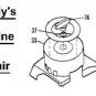 McCulloch air filter cover assy part 690 cut off saw