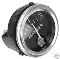 Ammeter. Round. 2-1/4" diameter