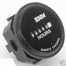 Hour Meter. Quartz. Round 2-1/4" OD face 1-5/8"x1-1/2"