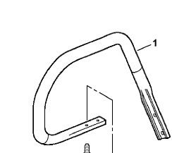 Echo C400000430 Front Handle fits cs 370 400 chainsaws New OEM part cs370 cs400