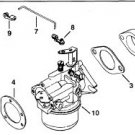 Kohler Carburetor Assy 45-853-12-s, 45-853-05 fits some K341, M16 OEM New