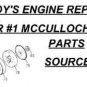 CLUTCH MCCULLOCH TITAN 7 MS1436NAV MS1842AV MS1636NAV