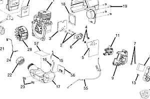 PART FLYWHEEL ROTOR & PAWL ASSEMBLY HOMELITE BLOWER