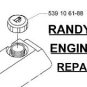 ANTI SPLASH FUEL GAS CAP FITS CUB CADET ARIENS DIXON