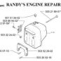 MUFFLER W/BRACKET 503711307 HUSQVARNA 394 395 CHAINSAW