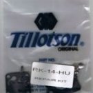 PART CARBURETOR repair KIT tillotson Hu series rk14hu