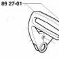 Hand Guard Brake Handle Husqvarna 55 Rancher 154 238 50