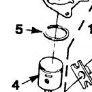 Homelite UP03037A Piston & Rod Kit Assy Sears, Craftsman Trimmer