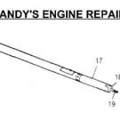 FLEXIBLE DRIVE SHAFT MCCULLOCH craftsman mc-9111-332605
