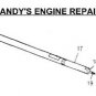 FLEXIBLE DRIVE SHAFT MCCULLOCH craftsman mc-9111-332605