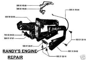 THROTTLE CABLE WIRE HUSQVARNA JONSERED 506014004 FITS +