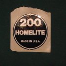 Homelite 200 decal