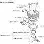 OEM PISTON CYLINDER kit assy HUSQVARNA 372XPW chainsaw